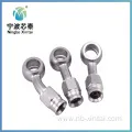 90 Degree 3/8 Inch/10mm Hydraulic Banjo Fitting